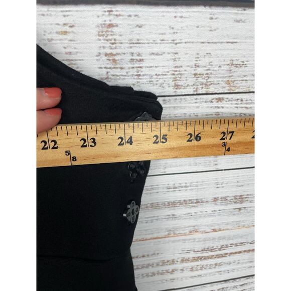 Snag Snagafore Pinafore Dress Black Tie Straps size G 24/26 Soft Stretch Punk - Picture 10 of 12